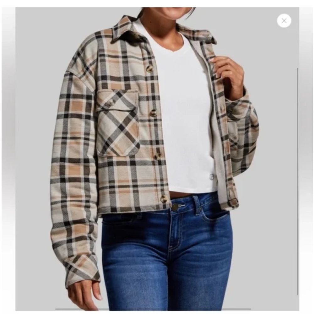 Born Primitive Sherpa Cropped Jacket